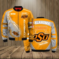 NCAA Oklahoma State Cowboys Fire Ball Bomber Jacket