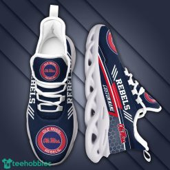 Alternative view of NCAA Ole Miss Rebels Custom Name Logo In Navy Blue Max Soul Shoes