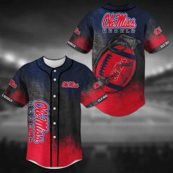 NCAA Ole Miss Rebels Grenade Baseball Jersey