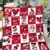 NCAA Ole Miss Rebels Mickey Disney Quilt Blanket