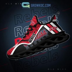 Alternative view of NCAA Ole Miss Rebels New Style Max Soul Shoes