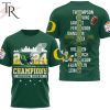 NCAA Oregon Ducks 2024 Fiesta Bowl Champions Green T-Shirt