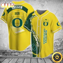NCAA Oregon Ducks Classic Style Baseball Jersey