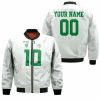 NCAA Oregon Ducks Custom Name Number Justin Herbert 10 Bomber Jacket