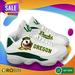 NCAA Oregon Ducks Mascot Air Jordan 13 Shoes