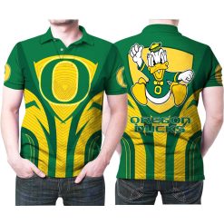 NCAA Oregon Ducks Mascot Logo Polo Shirt