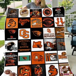 Alternative view of NCAA Oregon State Beavers Collection Fleece Blanket