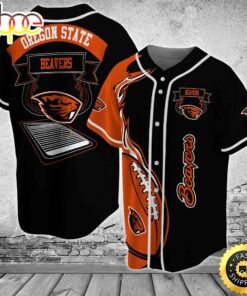 NCAA Oregon State Beavers Fire Ball Baseball Jersey