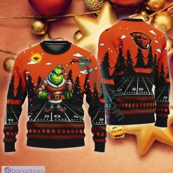 NCAA Oregon State Beavers Grinch Funny Ugly Christmas Sweater