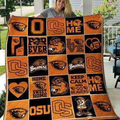 NCAA Oregon State Beavers Home Quilt Blanket
