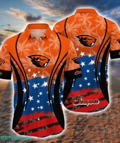 NCAA Oregon State Beavers Star Pattern Hawaiian Shirt