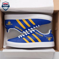 NCAA Pittsburgh Panthers Blue Yellow Stripes Stan Smith Shoes