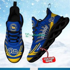 Alternative view of NCAA Pittsburgh Panthers Custom Name New Design Max Soul Shoes