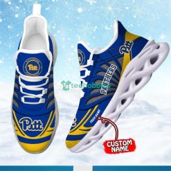 NCAA Pittsburgh Panthers Custom Name New Design Max Soul Shoes