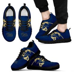 Alternative view of NCAA Pittsburgh Panthers Dark Blue Running Shoes