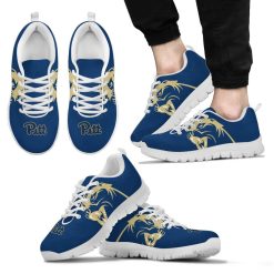 NCAA Pittsburgh Panthers Dark Blue Running Shoes