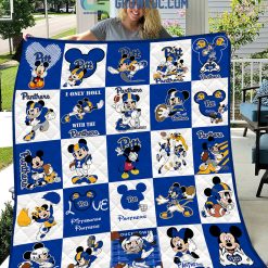 NCAA Pittsburgh Panthers Mickey Disney Quilt Blanket