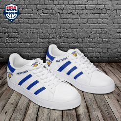 Alternative view of NCAA Pittsburgh Panthers White Blue Stripes Stan Smith Shoes