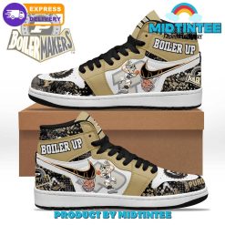 NCAA Purdue Boilermakers Boiler Up Air Jordan 1 High Sneakers