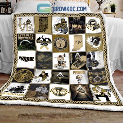 Alternative view of NCAA Purdue Boilermakers Collection Design Fleece Blanket