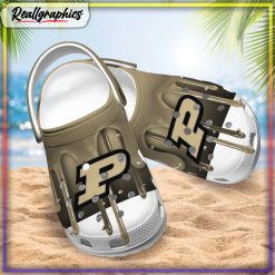 Alternative view of NCAA Purdue Boilermakers Melting Paint Crocs