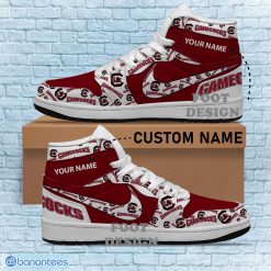 Alternative view of NCAA South Carolina Gamecocks Custom Name New Season Design Air Jordan 1 High Sneakers