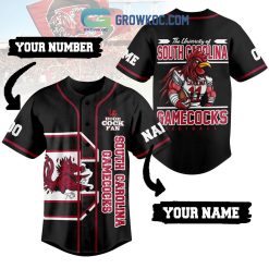 NCAA South Carolina Gamecocks Custom Name Number Huge Cock Baseball Jersey