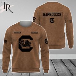 NCAA South Carolina Gamecocks Custom Name Salute To Service Sweatshirt
