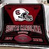 NCAA South Carolina Gamecocks EST 1892 Black Fleece Blanket