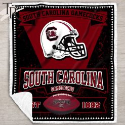 Alternative view of NCAA South Carolina Gamecocks EST 1892 Black Fleece Blanket