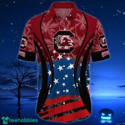 Alternative view of NCAA South Carolina Gamecocks Star Pattern Hawaiian Shirt