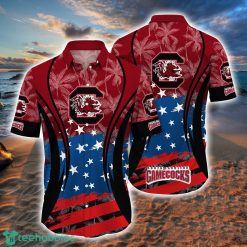 NCAA South Carolina Gamecocks Star Pattern Hawaiian Shirt