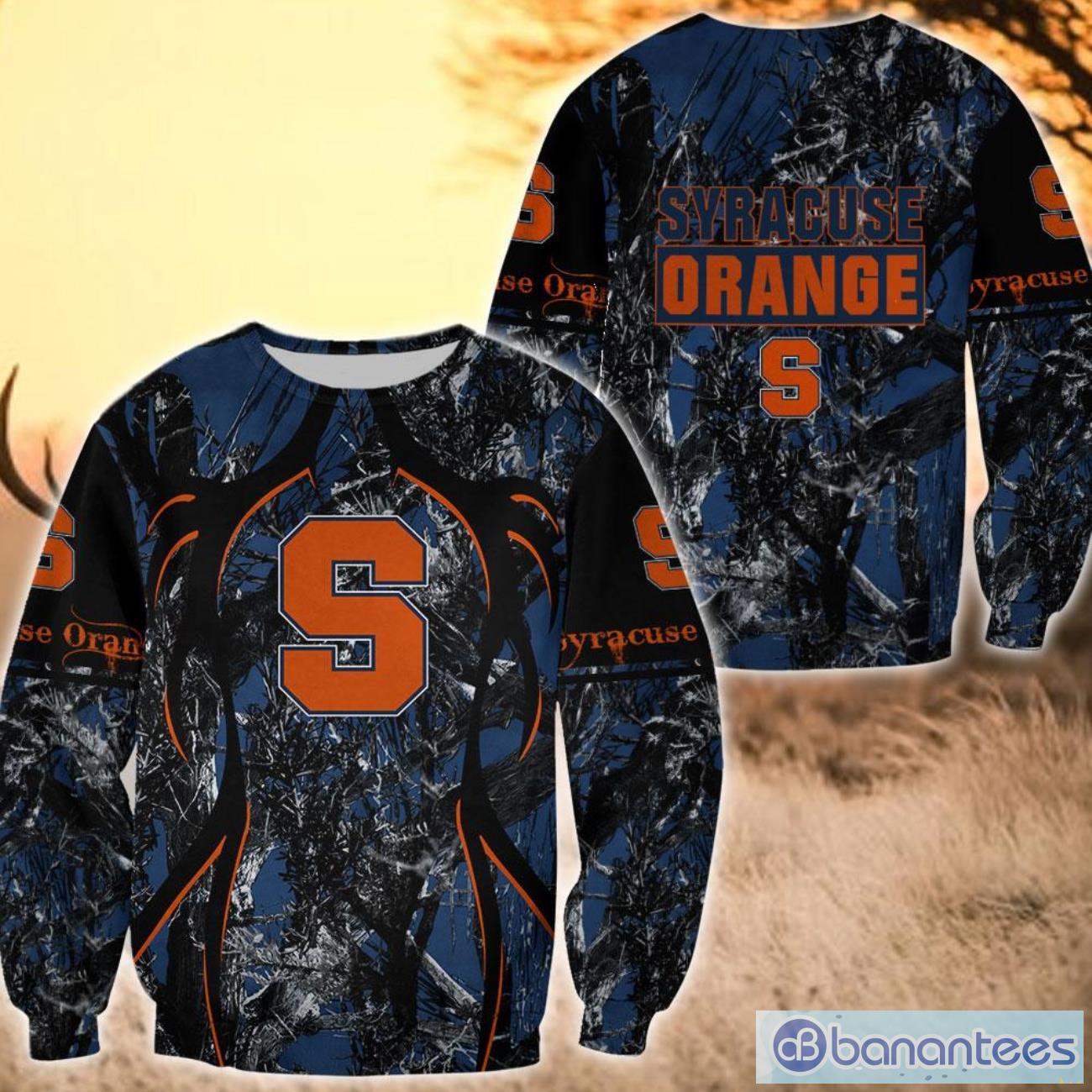 NCAA Syracuse Orange Camo Hunting Sweatshirt