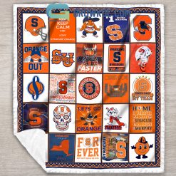NCAA Syracuse Orange Collection Design Fleece Blanket