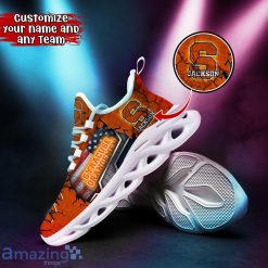 Alternative view of NCAA Syracuse Orange Custom Name Mix Flag Max Soul Shoes