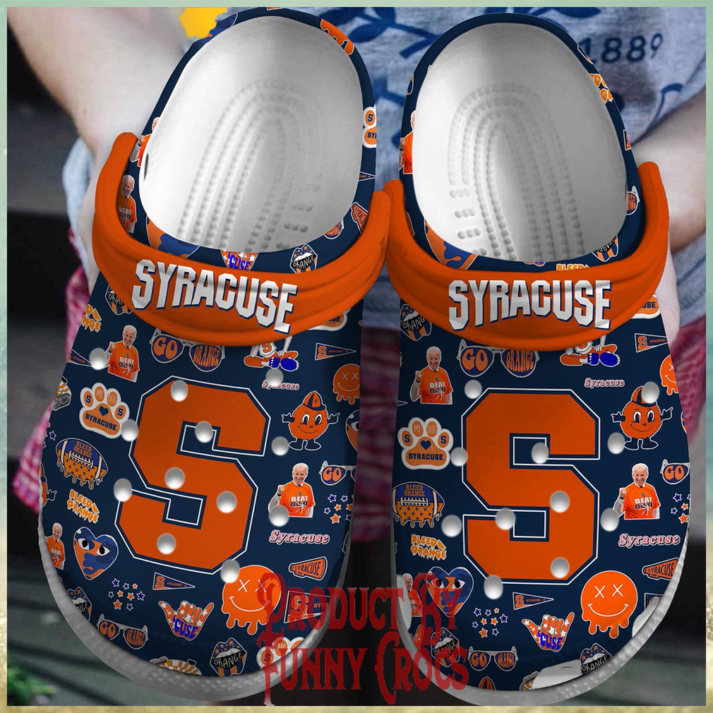 NCAA Syracuse Orange Logo Pattern Crocs