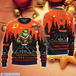 NCAA Syracuse Orange Play Grinch Ugly Christmas Sweater