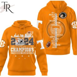 NCAA Tennessee Volunteers 2024 Citrus Bowl Champions - Orange Pullover Hoodie
