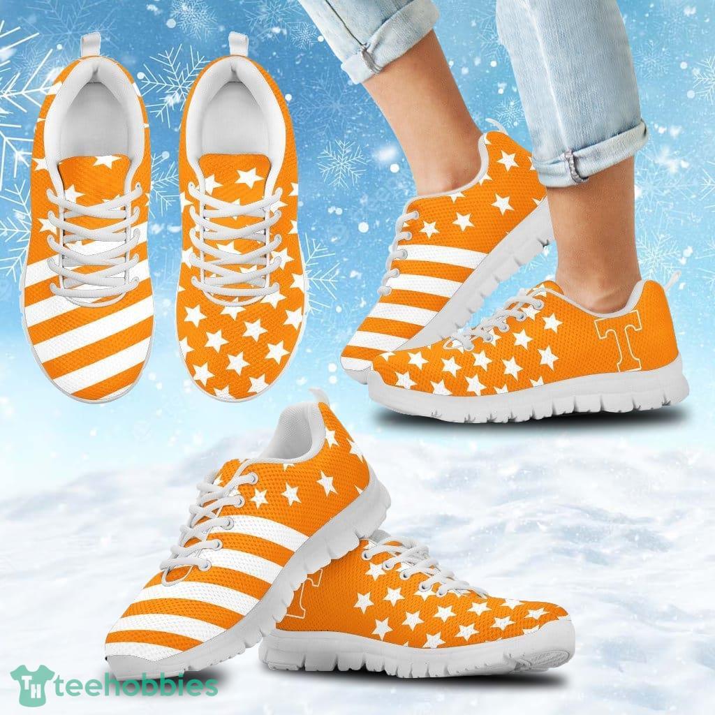 NCAA Tennessee Volunteers American Flag Stars Running Shoes