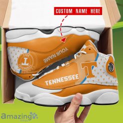 Alternative view of NCAA Tennessee Volunteers Custom Name Logo Pattern Air Jordan 13 Shoes