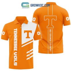 NCAA Tennessee Volunteers Custom Number Big Orange Country Polo Shirt