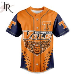 Alternative view of NCAA Tennessee Volunteers Go Vols Big Orange Country Baseball Jersey