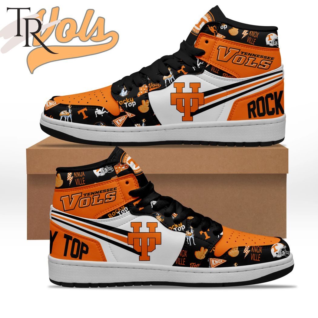 NCAA Tennessee Volunteers Rocky Air Jordan 1 High Sneakers