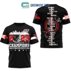 NCAA Texas Tech Red Raiders 2023 Independence Bowl Black T-Shirt