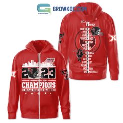 NCAA Texas Tech Red Raiders 2023 Independence Bowl Red Zip Up Hoodie