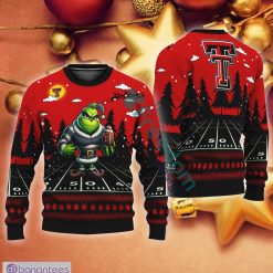 NCAA Texas Tech Red Raiders Play Grinch Funny Sweater