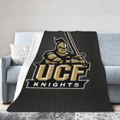 NCAA UCF Knights Black Fleece Blanket