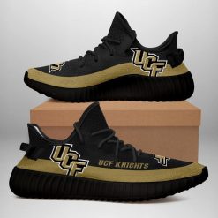 NCAA UCF Knights Black Yeezy Boost Sneakers