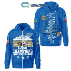 NCAA UCLA Bruins 2023 LA Bowl Champions Zip Up Hoodie