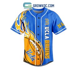 Alternative view of NCAA UCLA Bruins Custom Name Champions Made Here Baseball Jersey